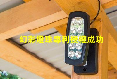 幻彩燈珠專利授權成功經驗全解讀,如何快速獲得授權